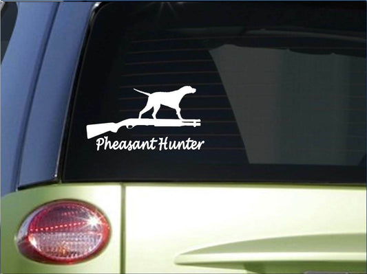 Pheasant Hunter Vinyl Decal – 8 Inch