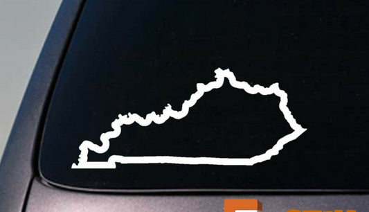 Kentucky State Vinyl Decal – 6 Inch