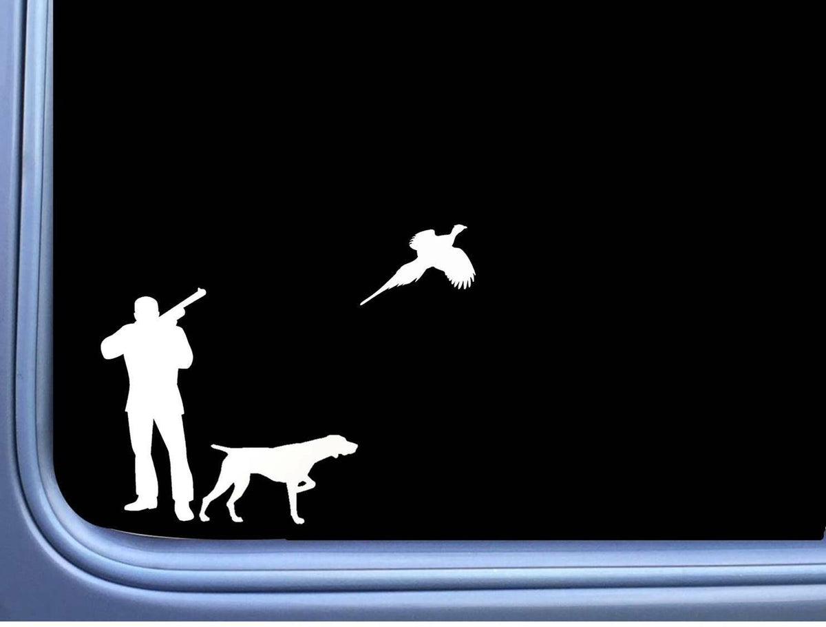 Pheasant German Shorthaired Pointer Vinyl Decal – 8 Inch