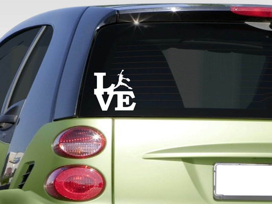Softball Love Vinyl Decal – 6 Inch