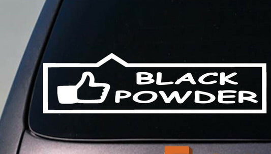 Like Black Powder Vinyl Decal – 6 Inch