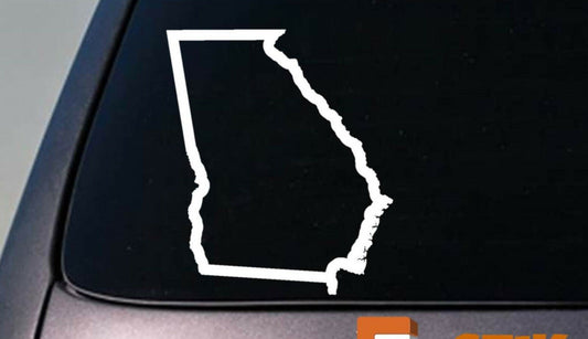 Georgia State Vinyl Decal – 6 Inch