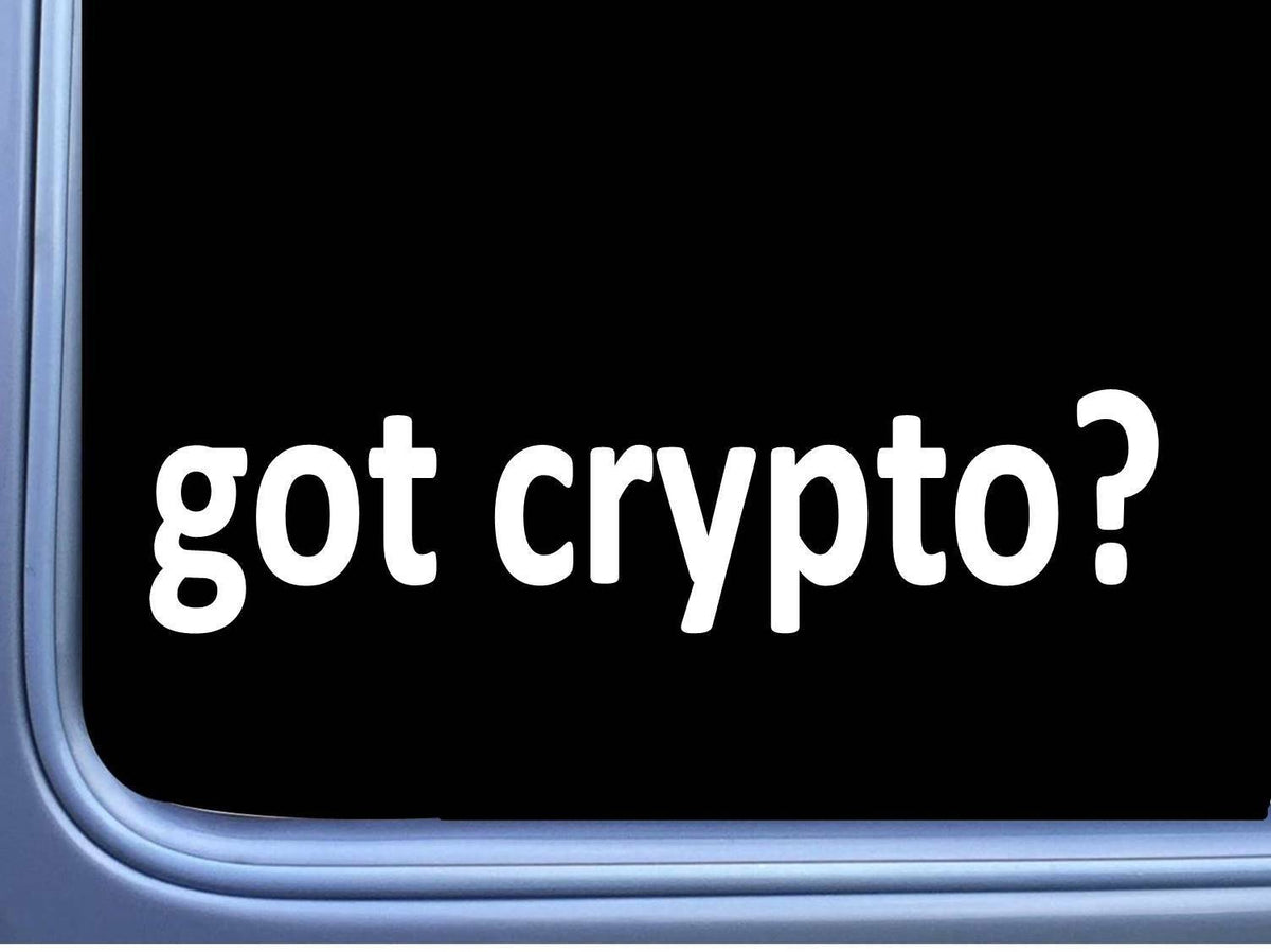 Got Crypto Vinyl Decal – 8 Inch
