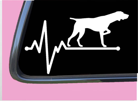 German Shorthair Lifeline Vinyl Decal – 8 Inch