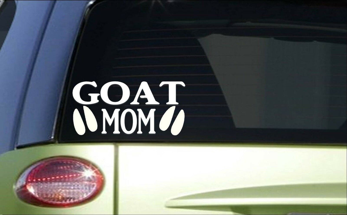 Goat Mom Vinyl Decal – 8 Inch