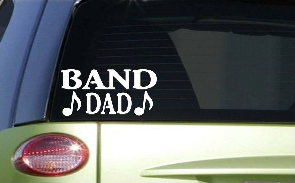 Band Dad Vinyl Decal – 8 Inch