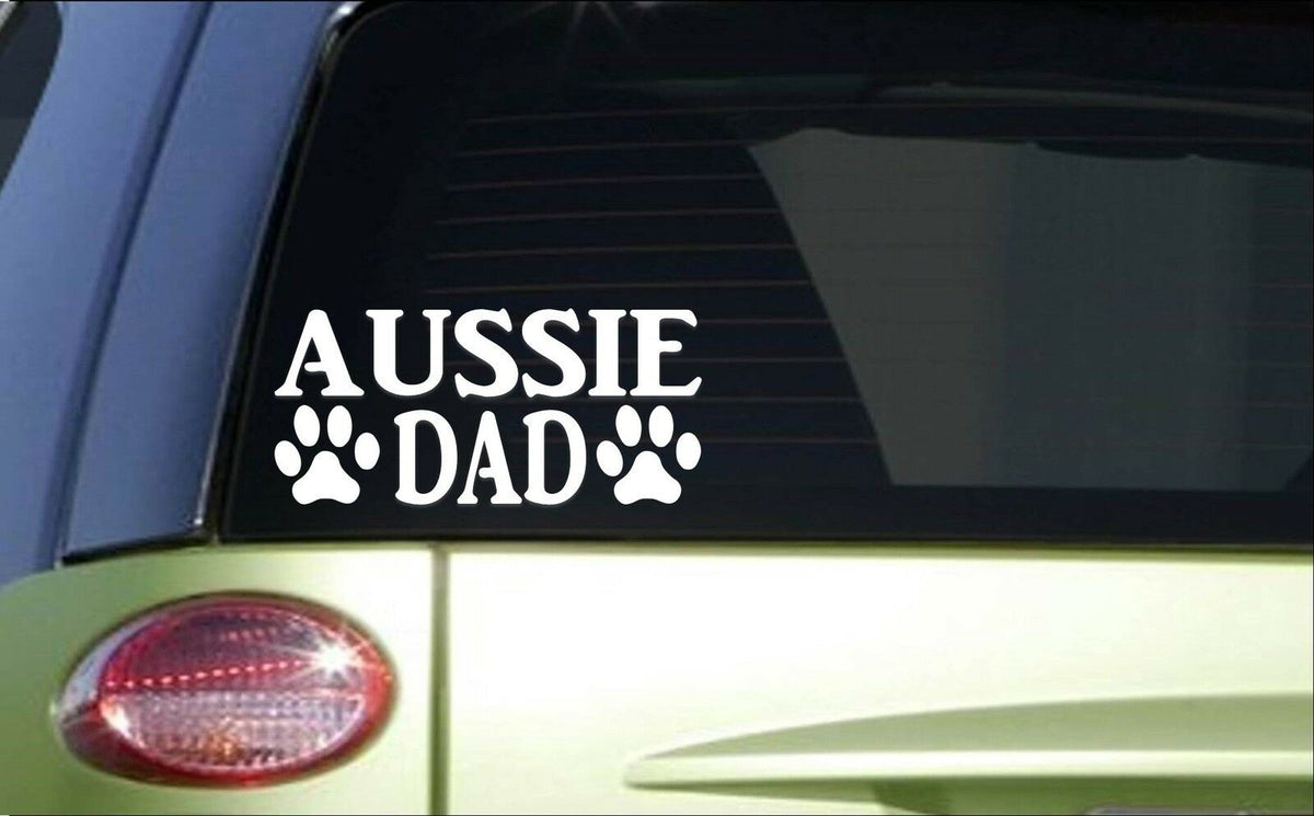 Aussie Dad Vinyl Decal – 8 Inch
