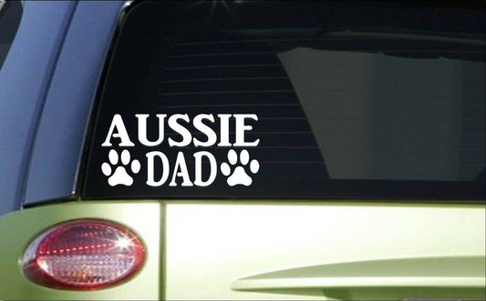 Aussie Dad Vinyl Decal – 8 Inch