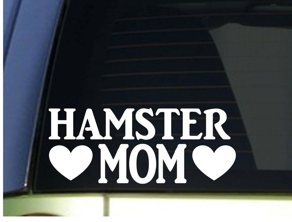 Hamster Mom Vinyl Decal – 8.5 Inch