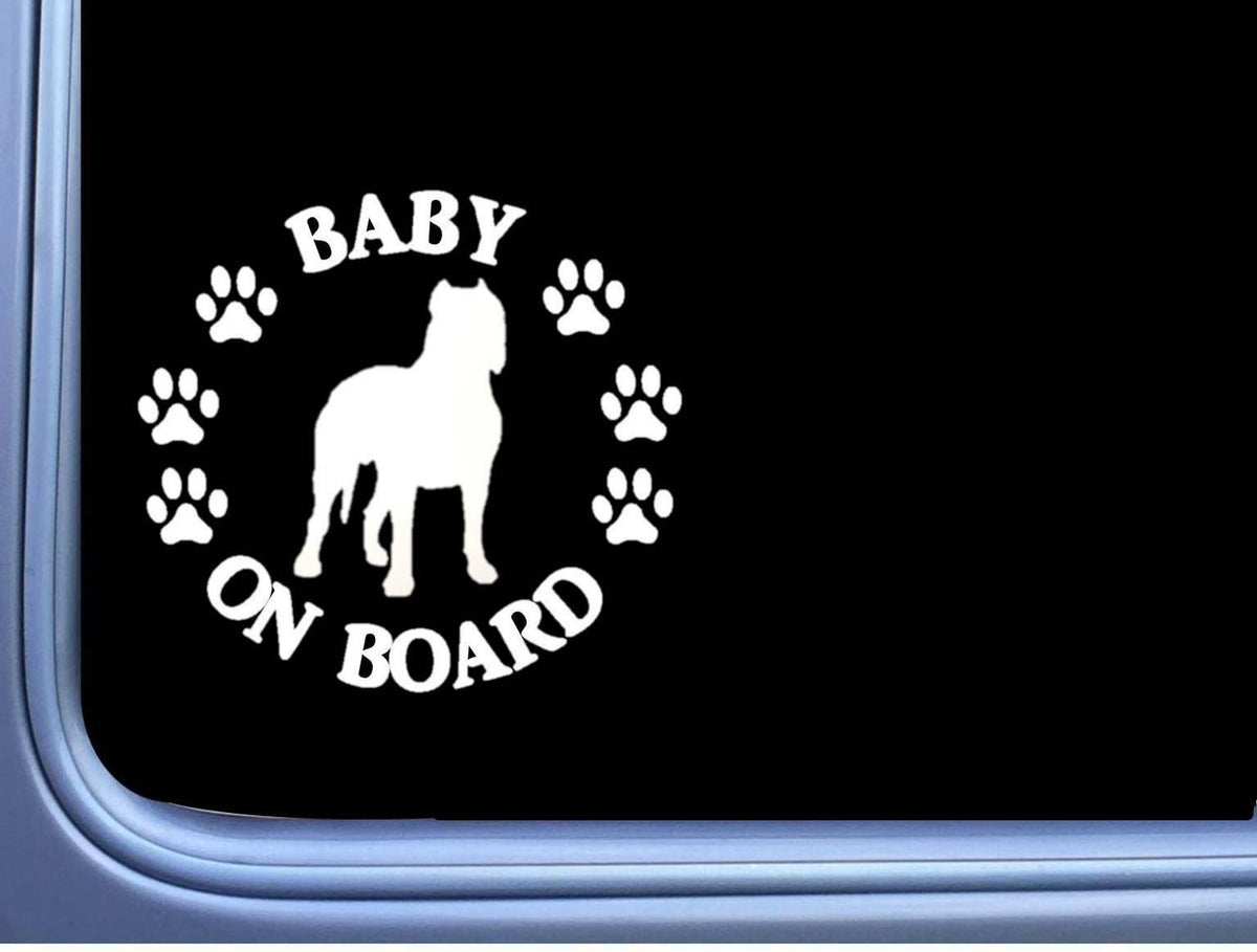 Baby on Board Argentine Dogo Vinyl Decal – 6 Inch
