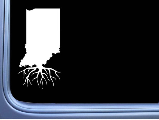 Indiana Roots Vinyl Decal – 6 Inch