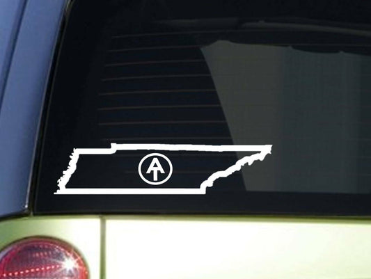 Appalachian Trail Tennessee Hiking Vinyl Decal – 8 Inch