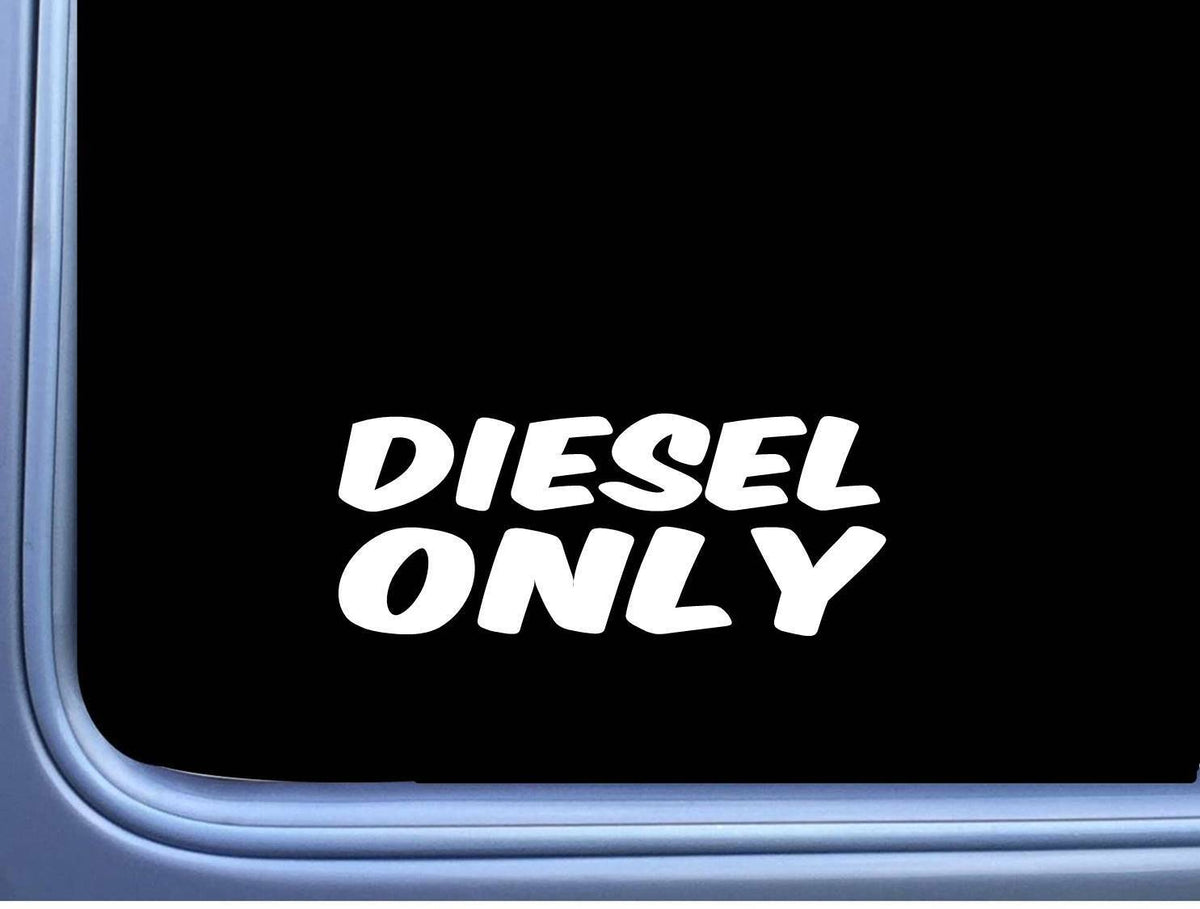 Diesel Only Vinyl Decal – 8 Inch