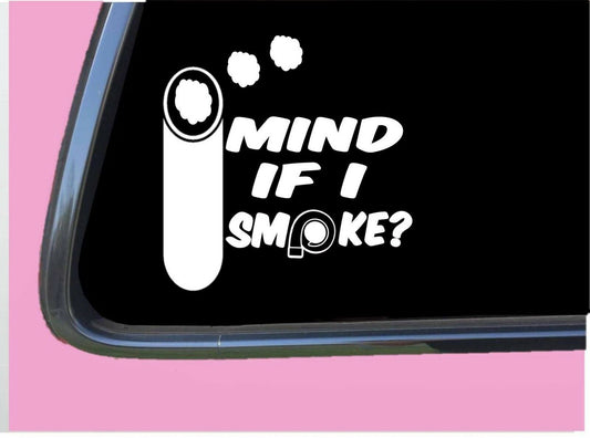 Mind If I Smoke Vinyl Decal – 6 Inch
