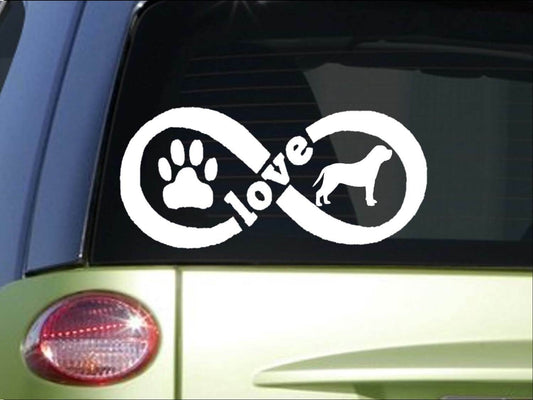 English Mastiff Infinity Vinyl Decal – 8.5 Inch