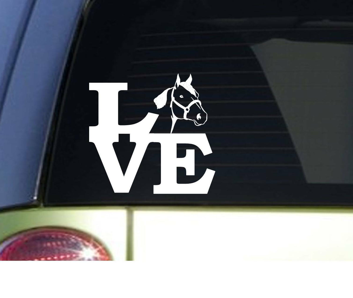 Quarter Horse Love Vinyl Decal – 6 Inch