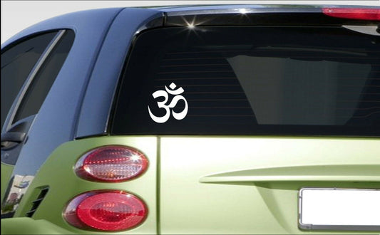 Om Aum Yoga Tantra Meditation Hindu Buddha Symbol Vinyl Decal – 6 Inch