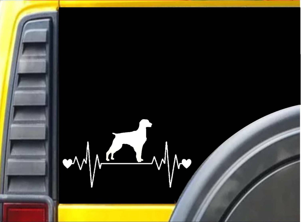 Brittany Spaniel Lifeline Vinyl Decal – 8 Inch