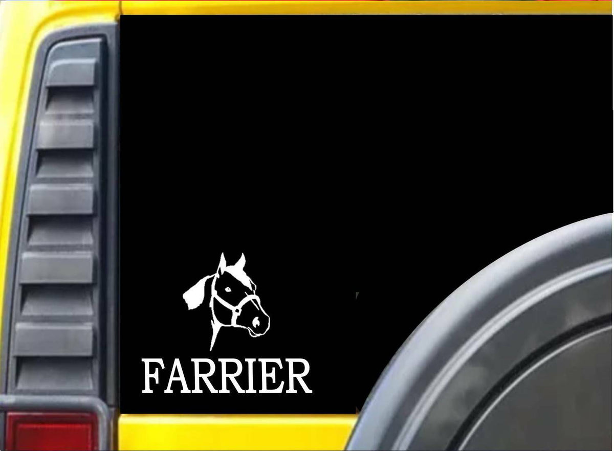 Farrier Horse Vinyl Decal – 6 Inch