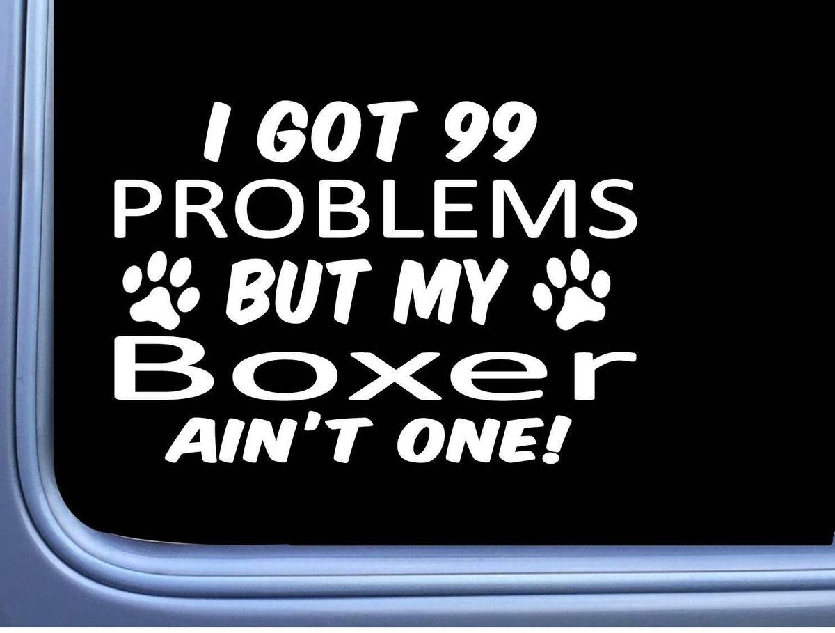 Boxer Vinyl Decal – 8 Inch