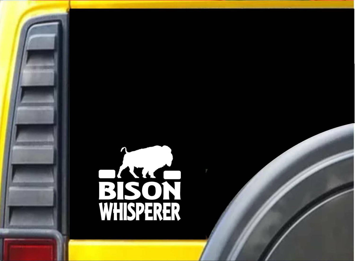 Bison Whisperer Vinyl Decal – 6 Inch