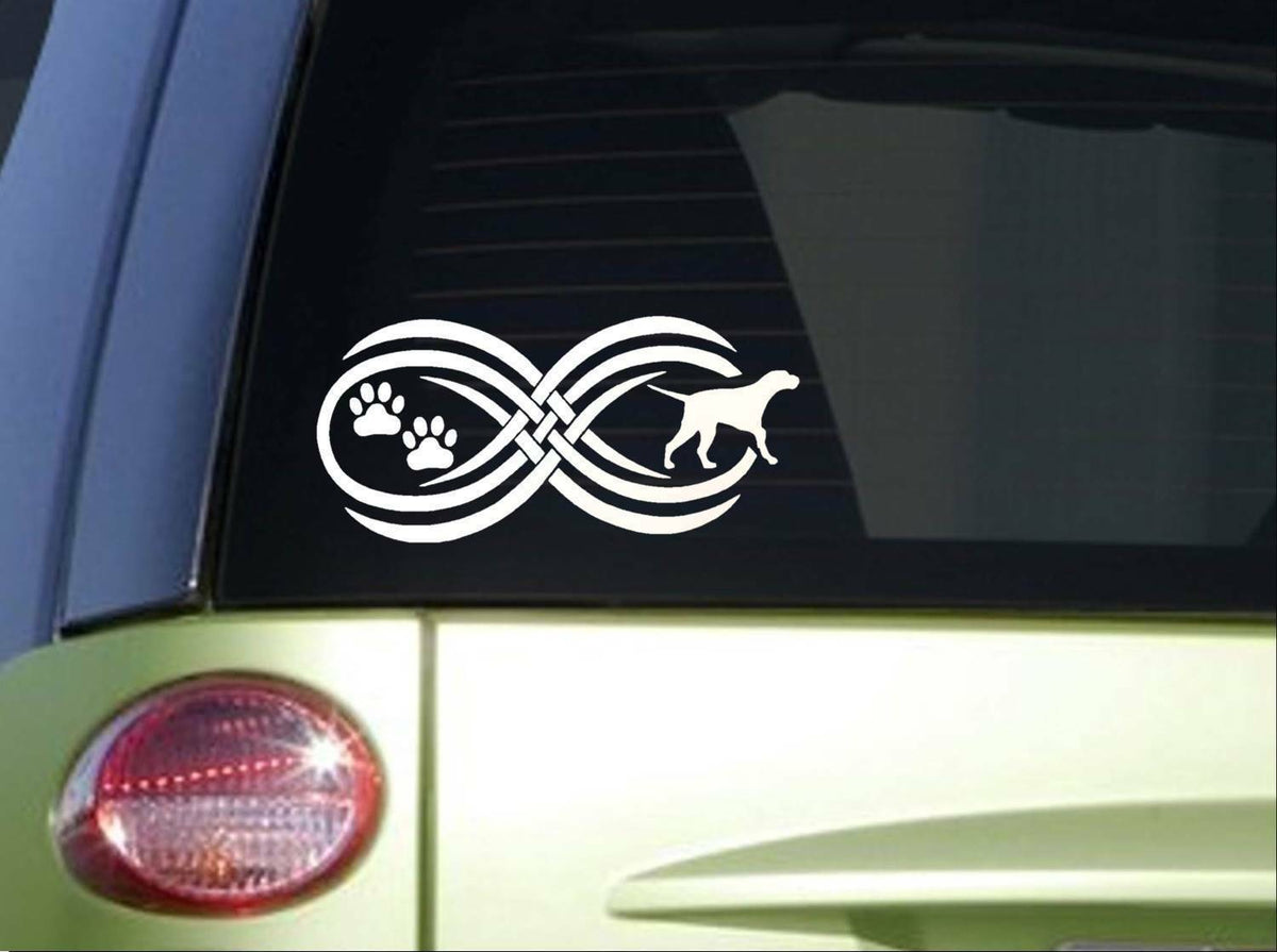 Tribal Pointer Infinity Vinyl Decal – 8.5 Inch