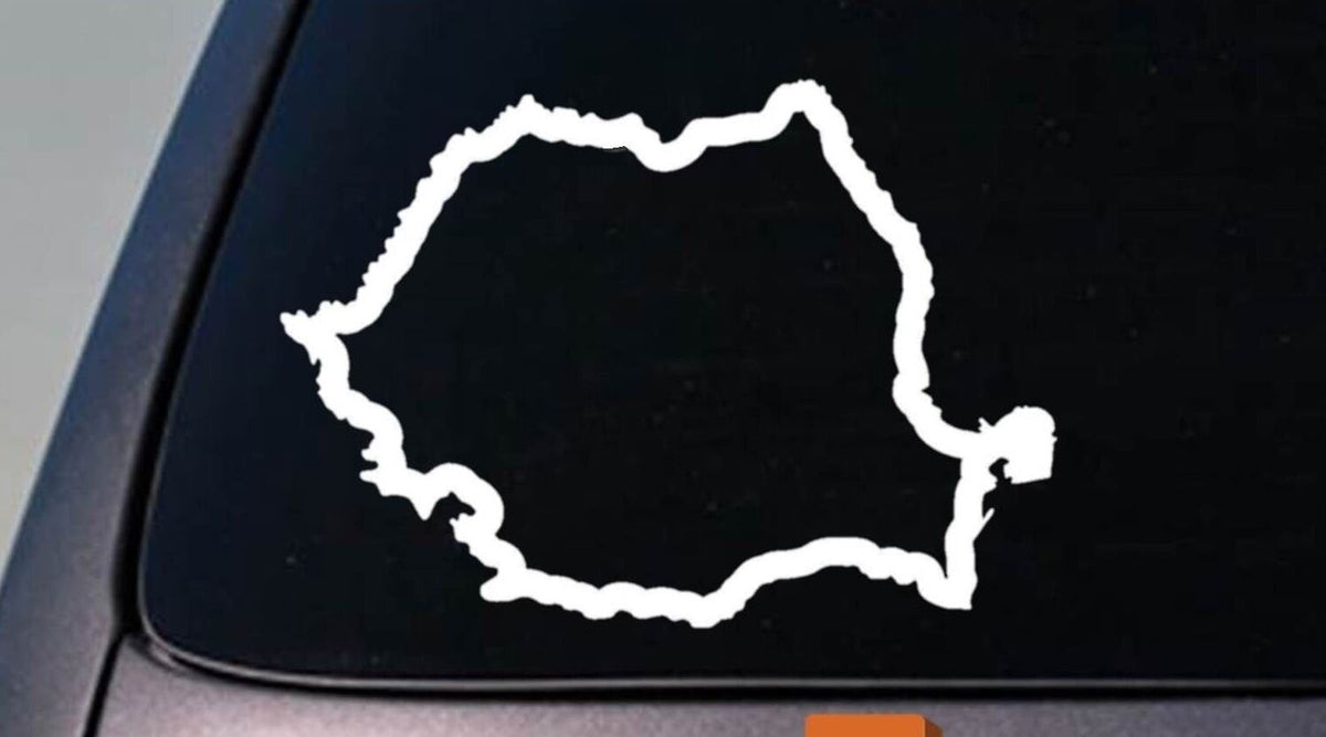 Romania Country Vinyl Decal – 6 Inch
