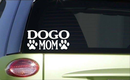 Dogo Mom Vinyl Decal – 8 Inch