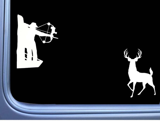 Bowhunter Deer 2 Vinyl Decal – 6 Inch