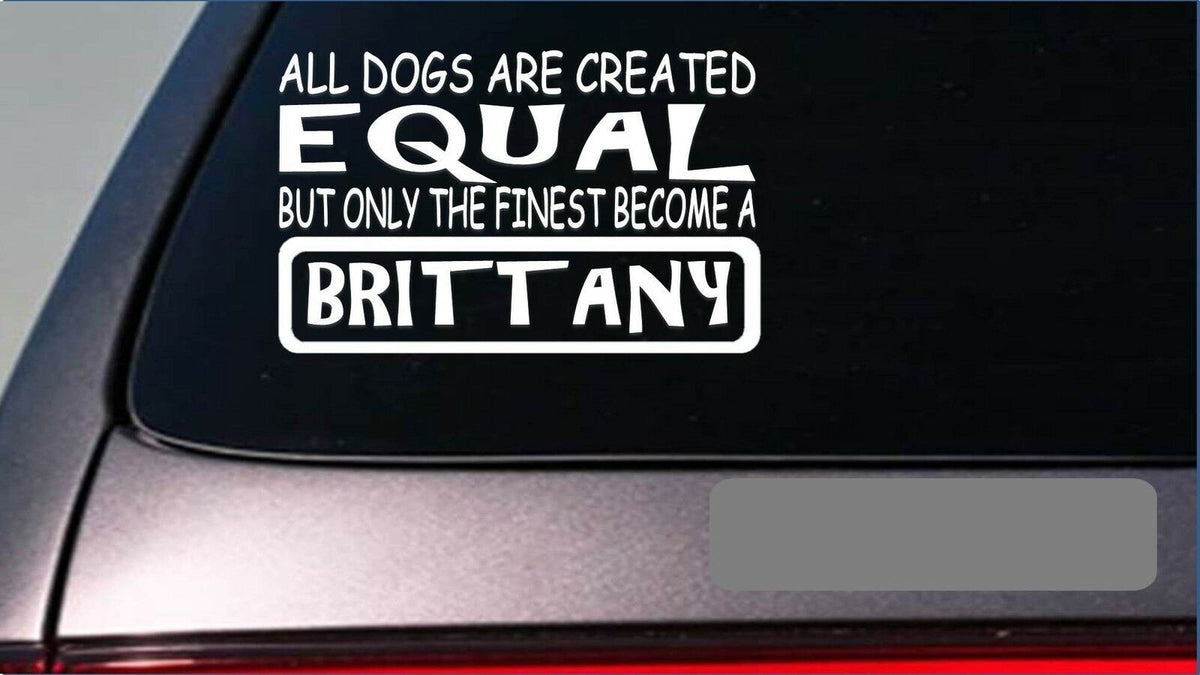 Brittany Equal Vinyl Decal – 8 Inch
