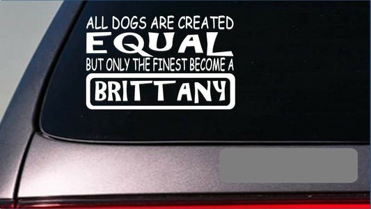 Brittany Equal Vinyl Decal – 8 Inch
