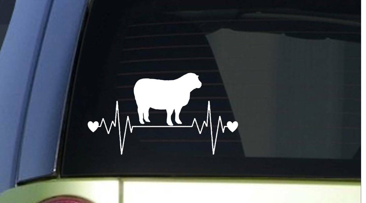 Sheep Lifeline Sitcker Vinyl Decal – 8 Inch