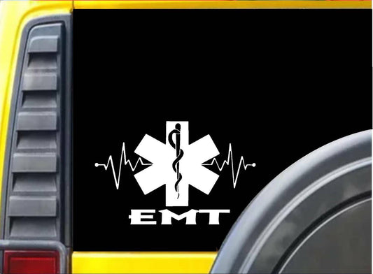 EMT Lifeline Vinyl Decal – 8 Inch