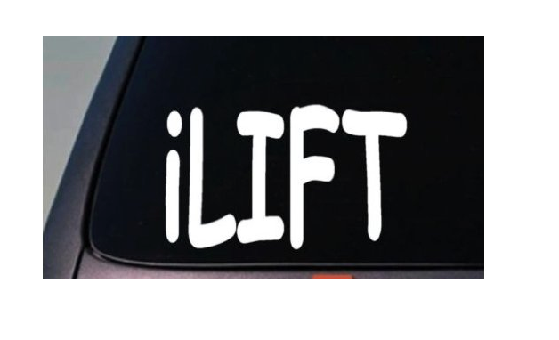 I Lift Vinyl Decal – 5 Inch