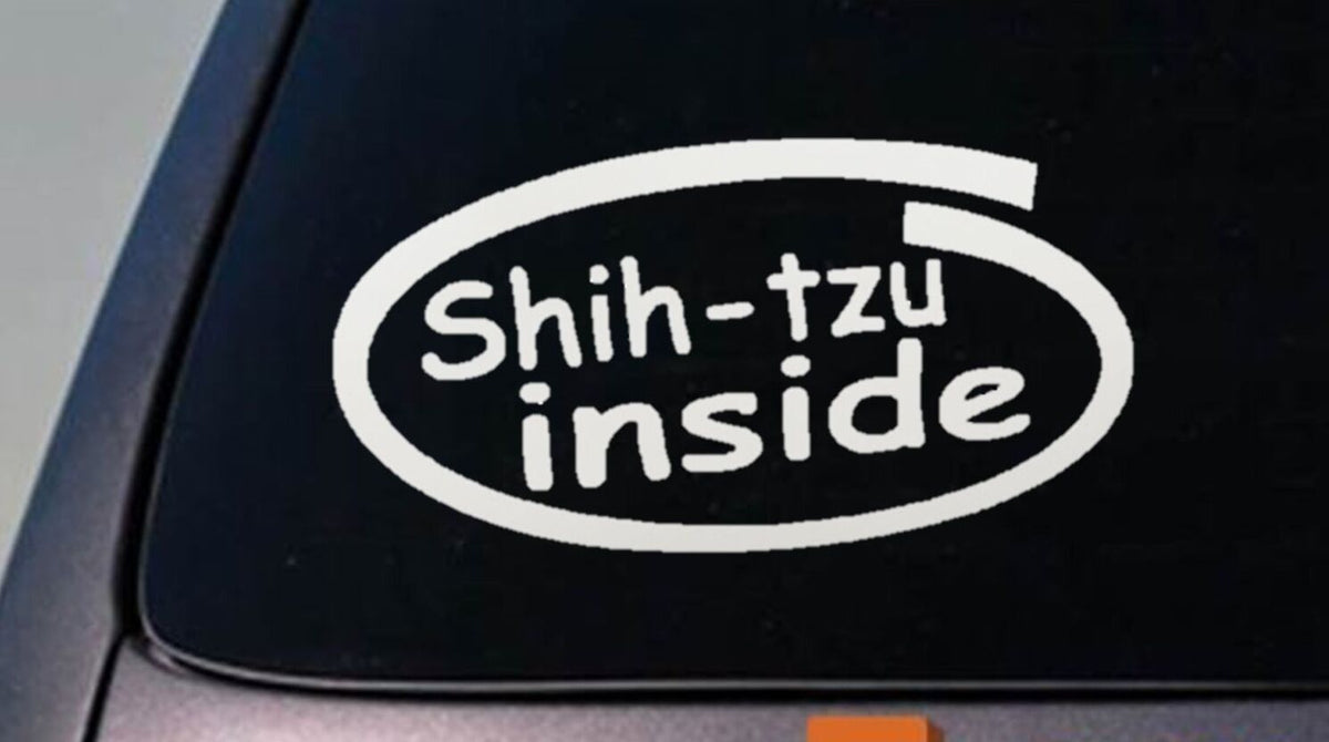 Shih Tzu Inside Vinyl Decal – 6 Inch