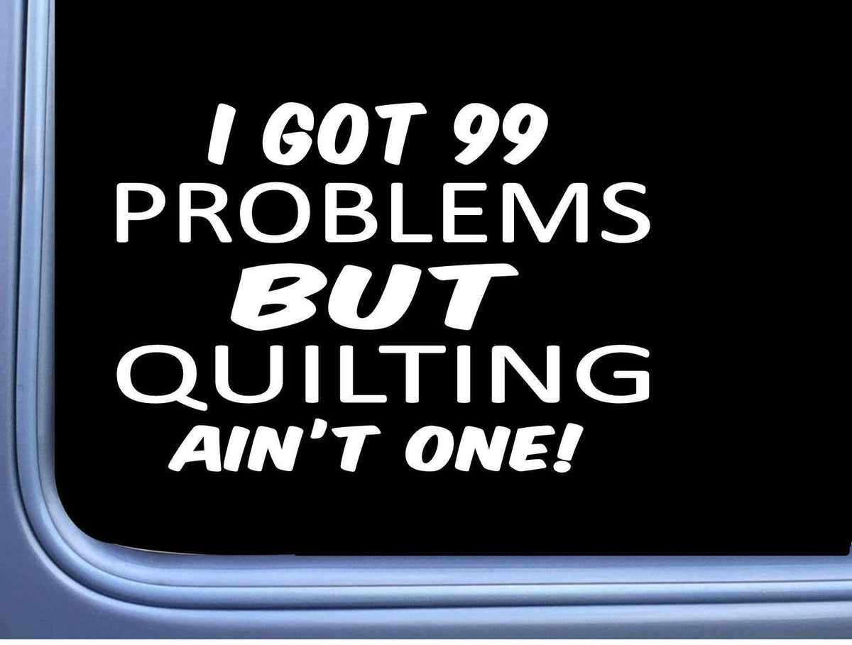 Quilting Vinyl Decal – 8 Inch