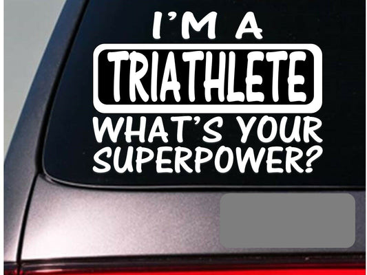 I'm a Triathlete Vinyl Decal