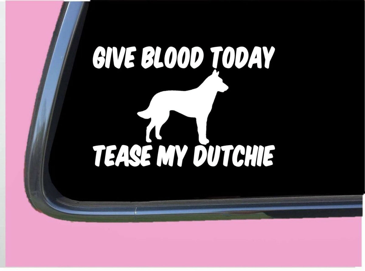 Give Blood Dutchie Vinyl Decal – 8 Inch