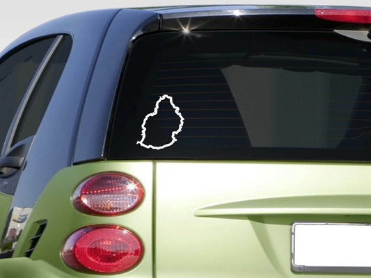 Mauritius Vinyl Decal – 6 Inch