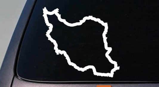 Iran Country Vinyl Decal – 6 Inch