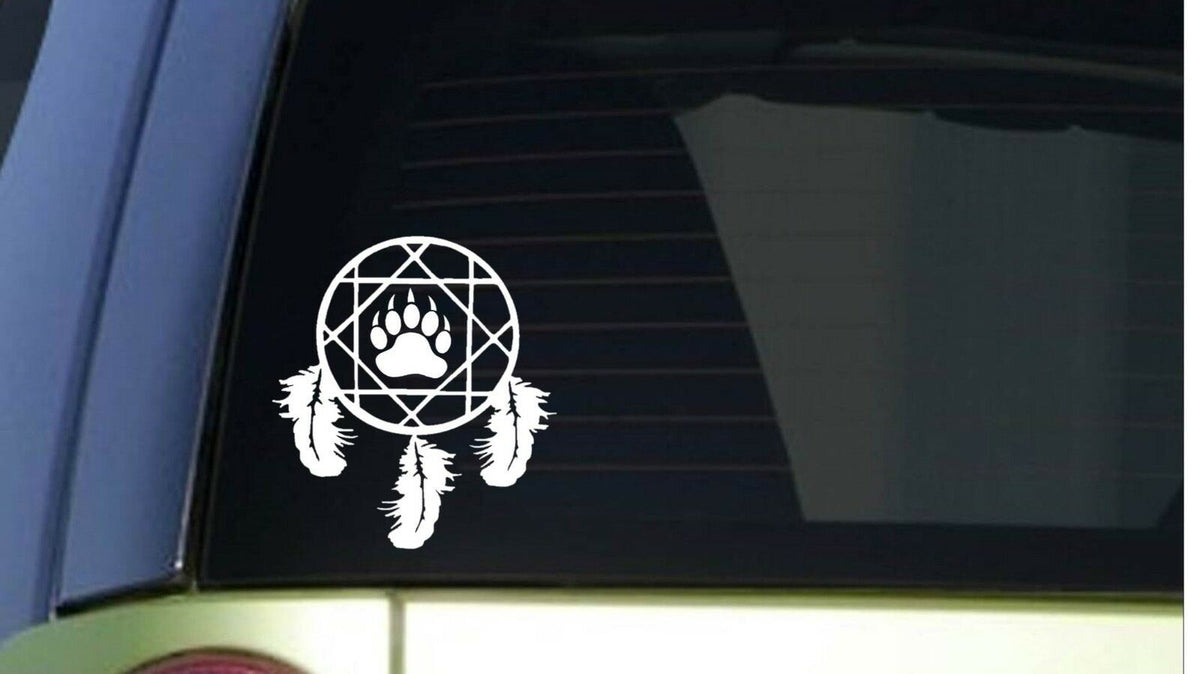 Dreamcatcher Bear Claw 6X Vinyl Decal – 6 Inch