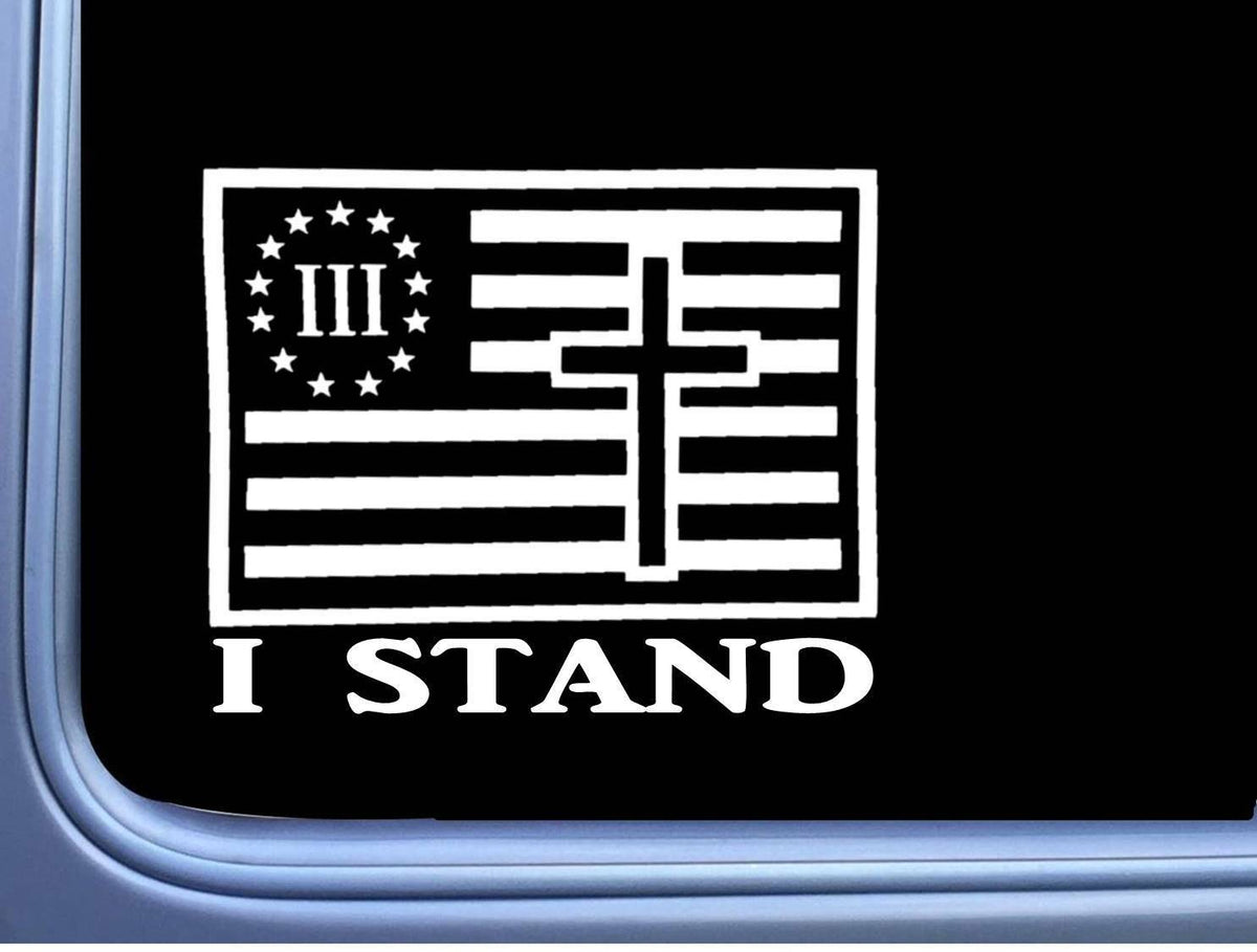 I Stand Vinyl Decal – 6 Inch