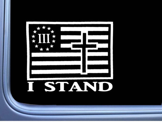 I Stand Vinyl Decal – 6 Inch