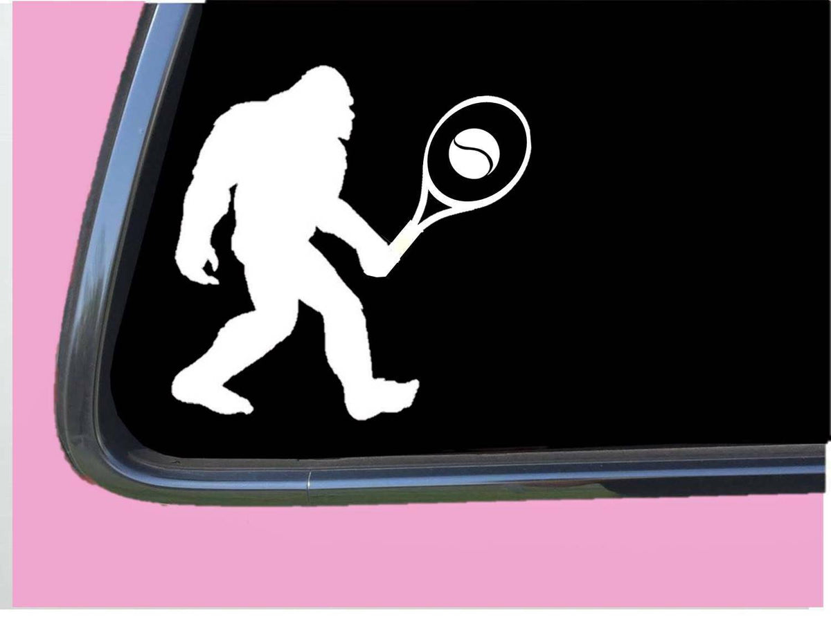 Bigfoot Tennis Vinyl Decal – 6 Inch
