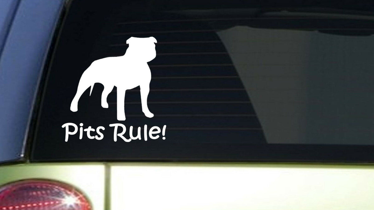 Pit's Rule! Uncropped Vinyl Decal – 6 Inch