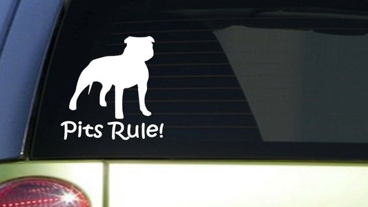 Pit's Rule! Uncropped Vinyl Decal – 6 Inch