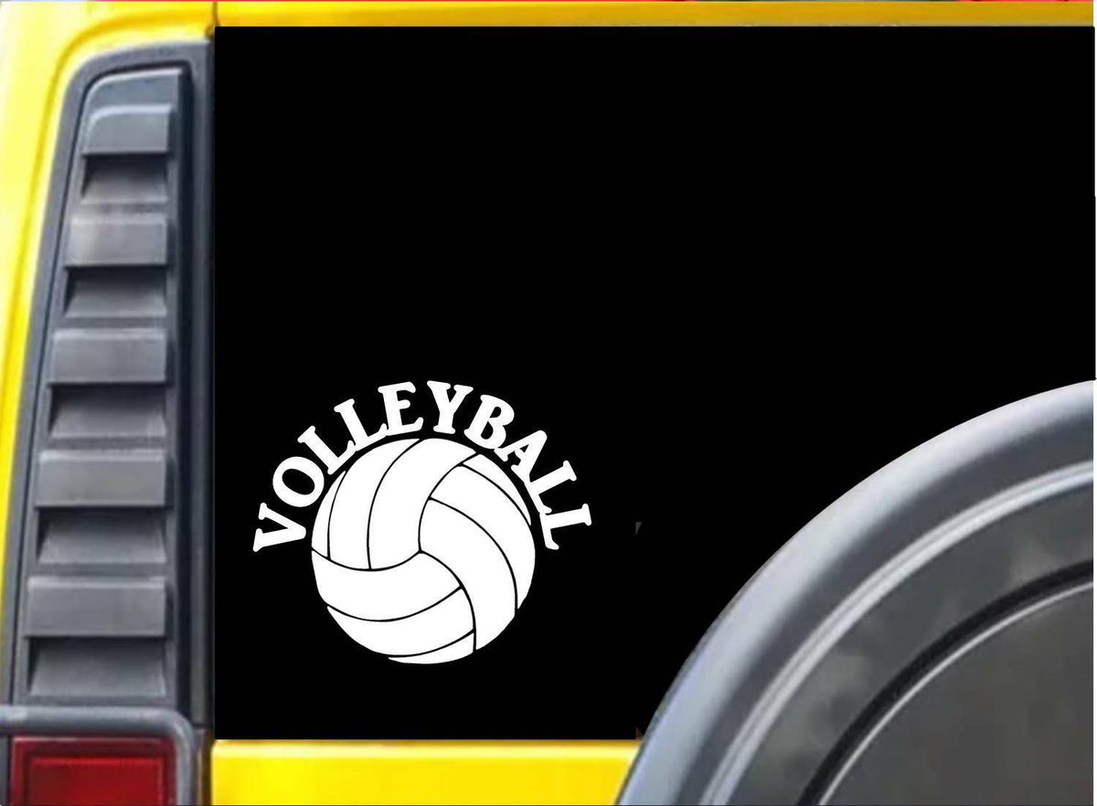 Volleyball Vinyl Decal – 6 Inch