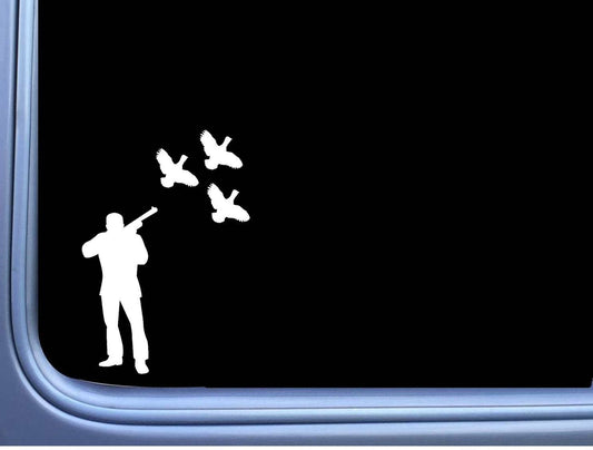 Quail Hunter Vinyl Decal – 8 Inch