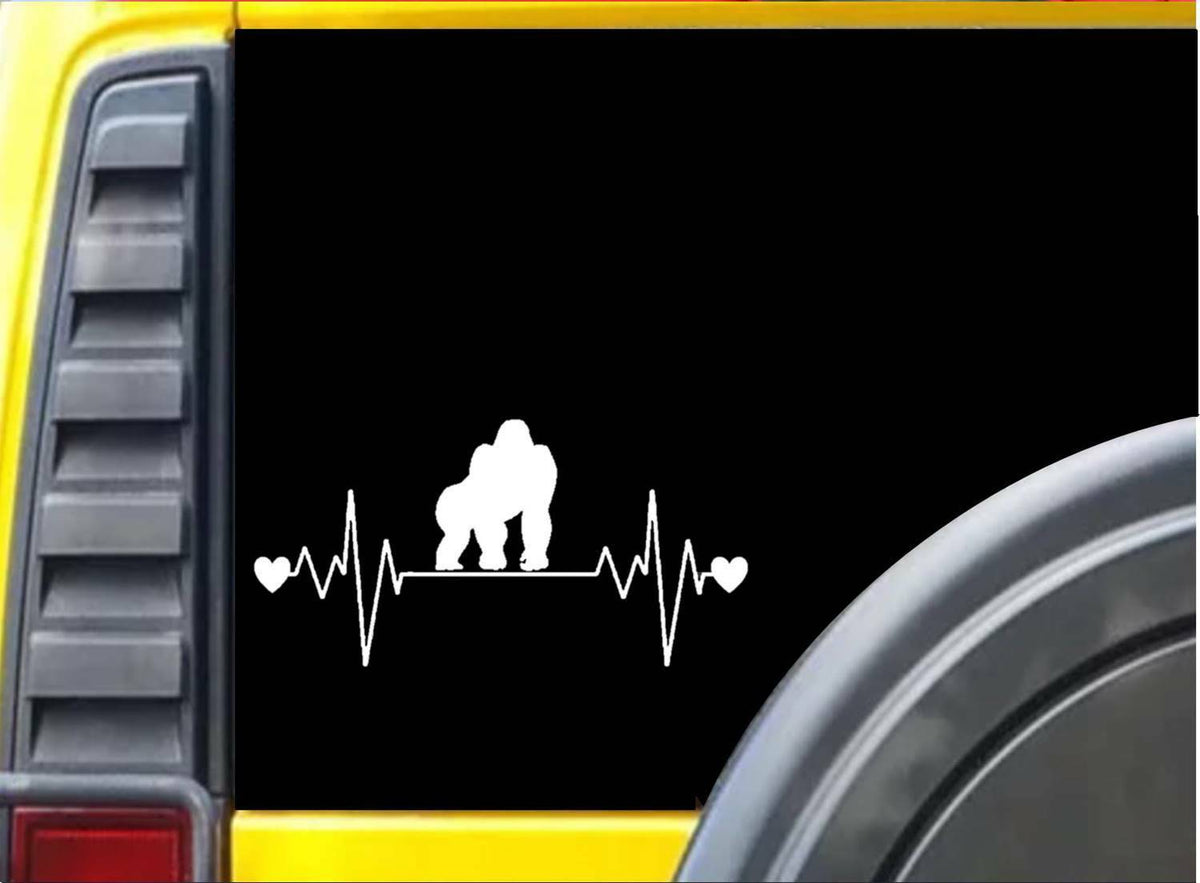 Harambe Lifeline Gorilla Vinyl Decal – 8 Inch