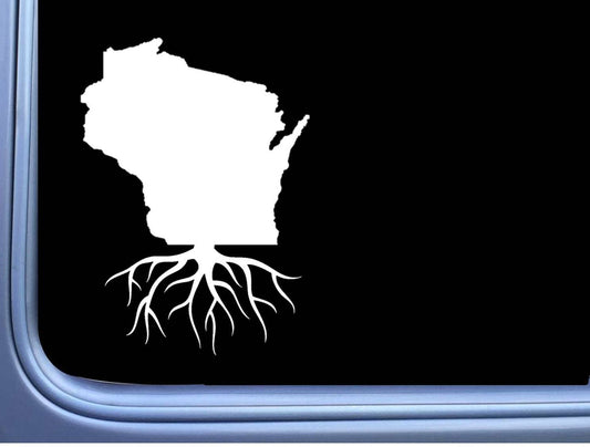 Wisconsin Roots Vinyl Decal – 6 Inch